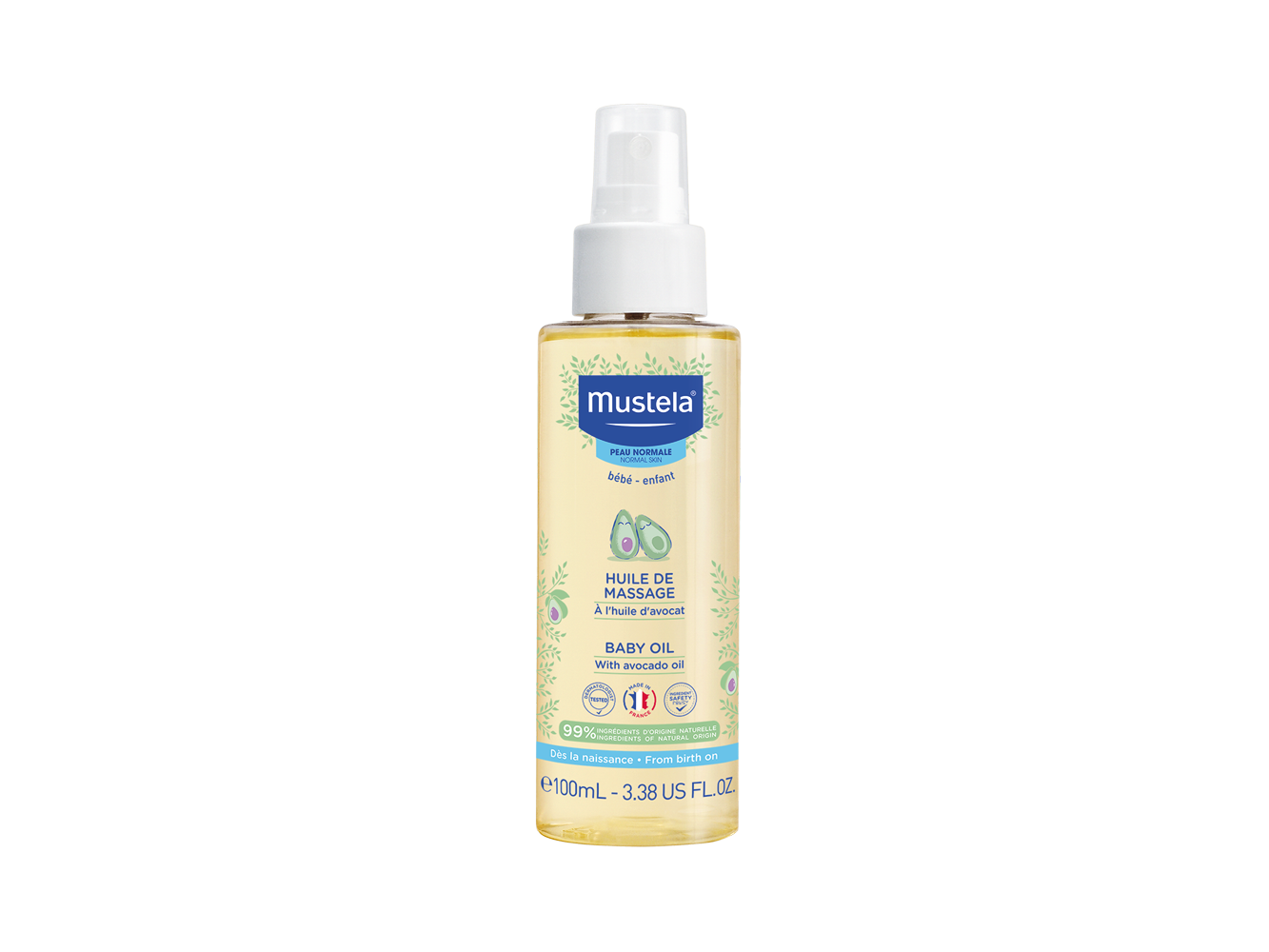 Mustela Baby Massage Oil 100ml