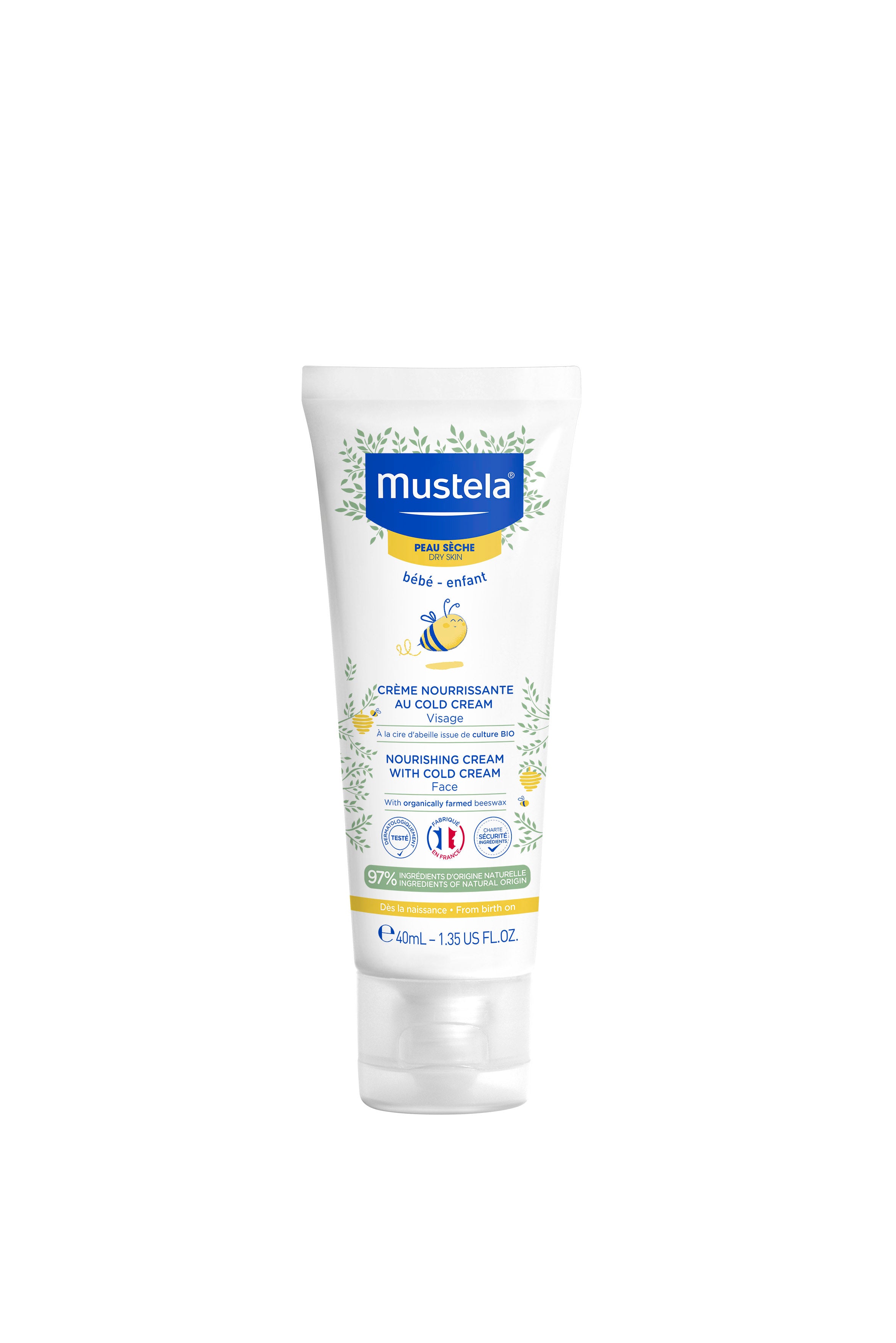 Mustela Baby Nourishing Face Cream with Cold Cream 40ml