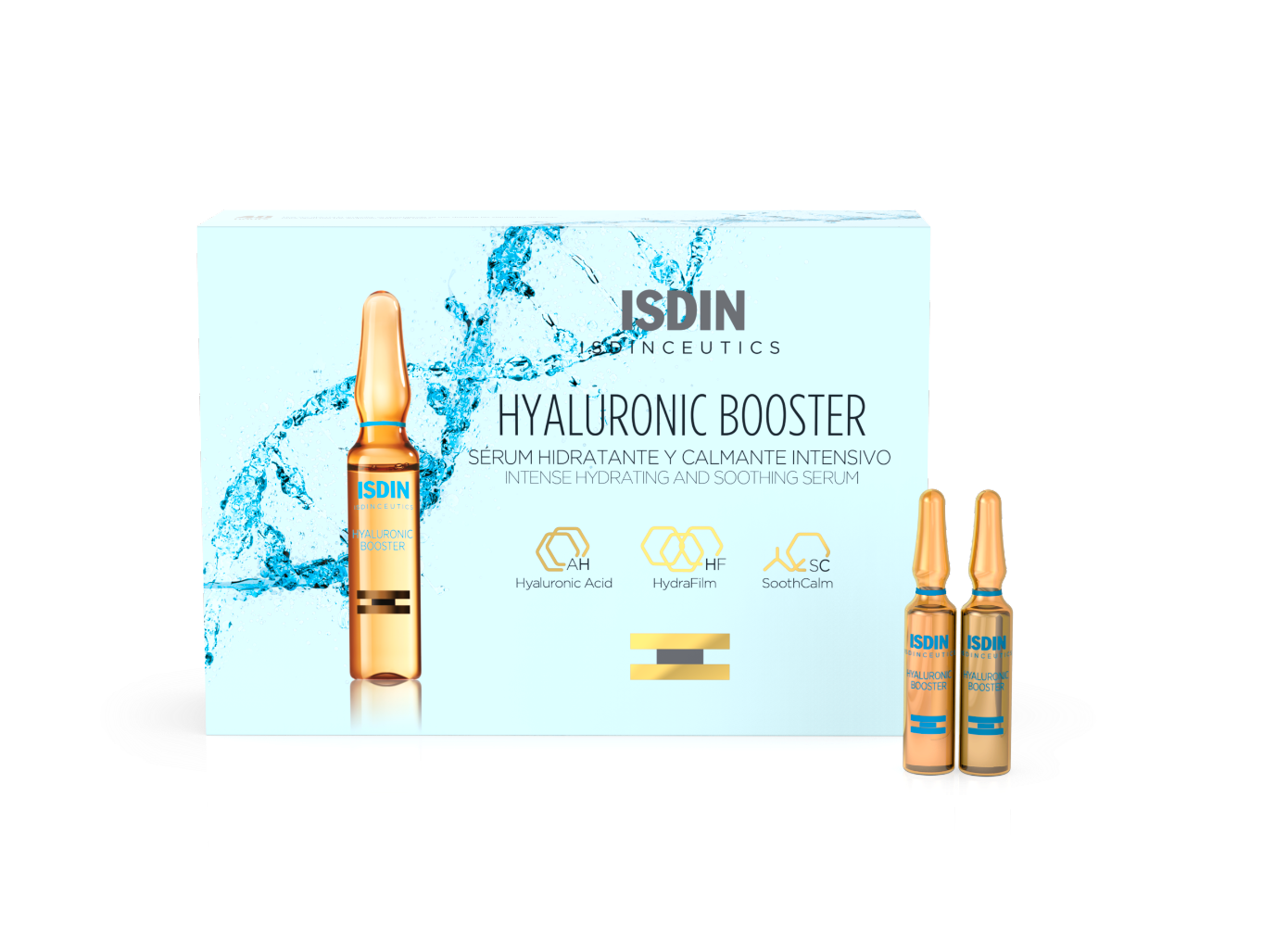 ISDIN Isdinceutics Hyaluronic Booster Sérum Hidratante Ampolas x5