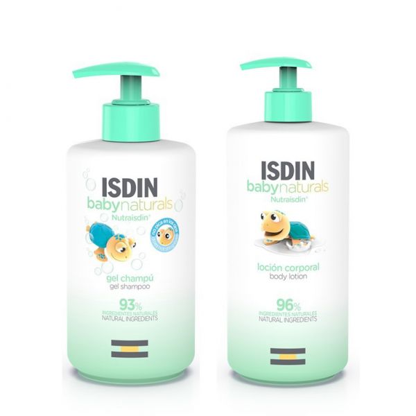 ISDIN Nutraisdin Baby Naturals Loção Corporal 750ml + Gel-Champô 750ml