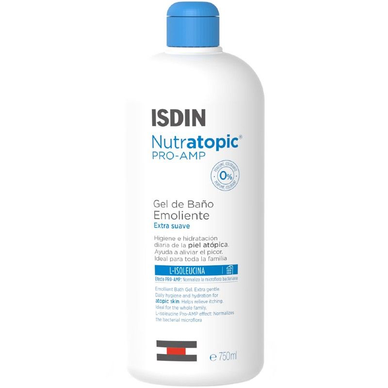 ISDIN Nutratopic Pro-AMP Emollient Bath Gel 750ml