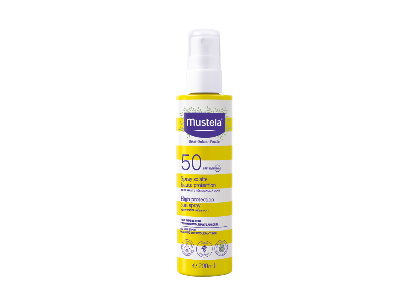 Mustela Protetor Solar Spray SPF50 200ml