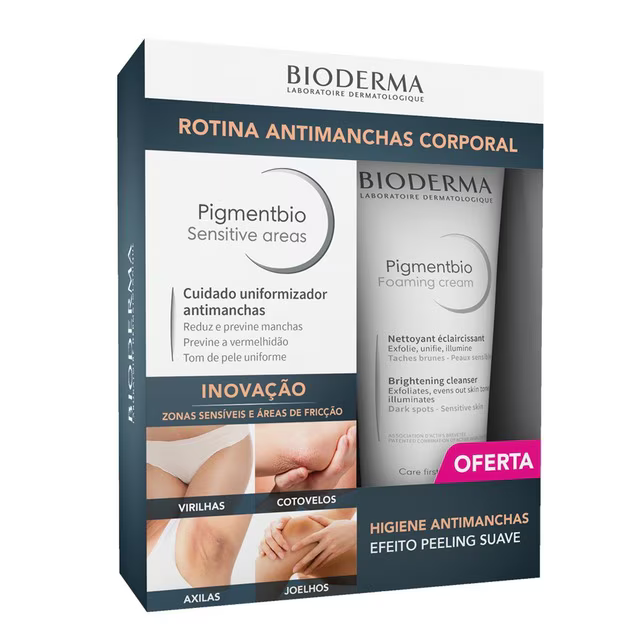 Bioderma Pigmentbio Áreas Sensíveis 75ml + Oferta Pigmentbio Creme Espumante 200ml