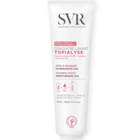 SVR Topialyse Foaming Paste Moisturising 24h 100g