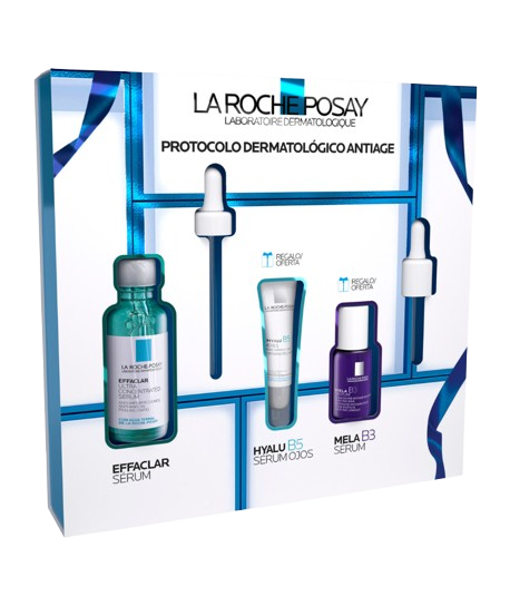 La Roche-Posay Coffret Effaclar Serum 30ml + Oferta Hyalu B5 Eye Serum 5ml + Mela B3 Serum 10ml