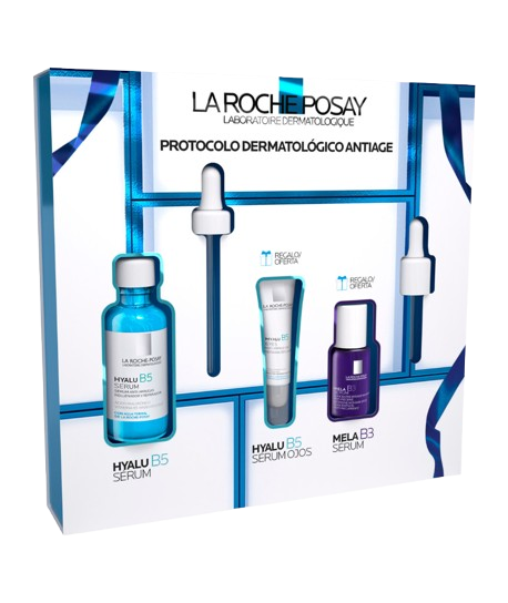 La Roche-Posay Coffret Hyalu B5 Sérum 30ml + Oferta Hyalu B5 Sérum Olhos 5ml + Mela B3 Sérum 10ml