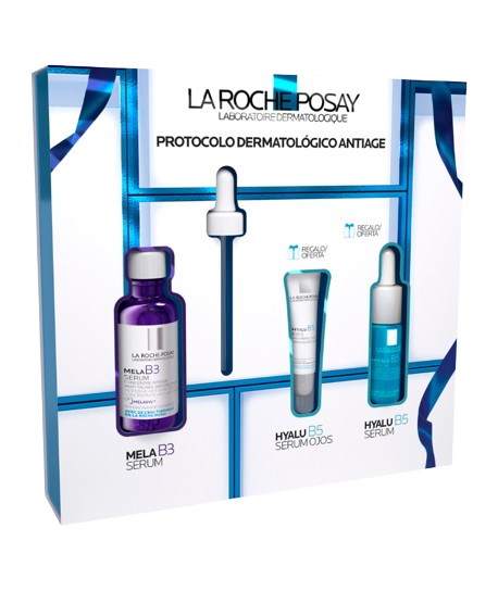 La Roche-Posay Coffret Mela B3 Sérum 30ml + Oferta Hyalu B5 Sérum Olhos 5ml + Hyalu B5 Sérum