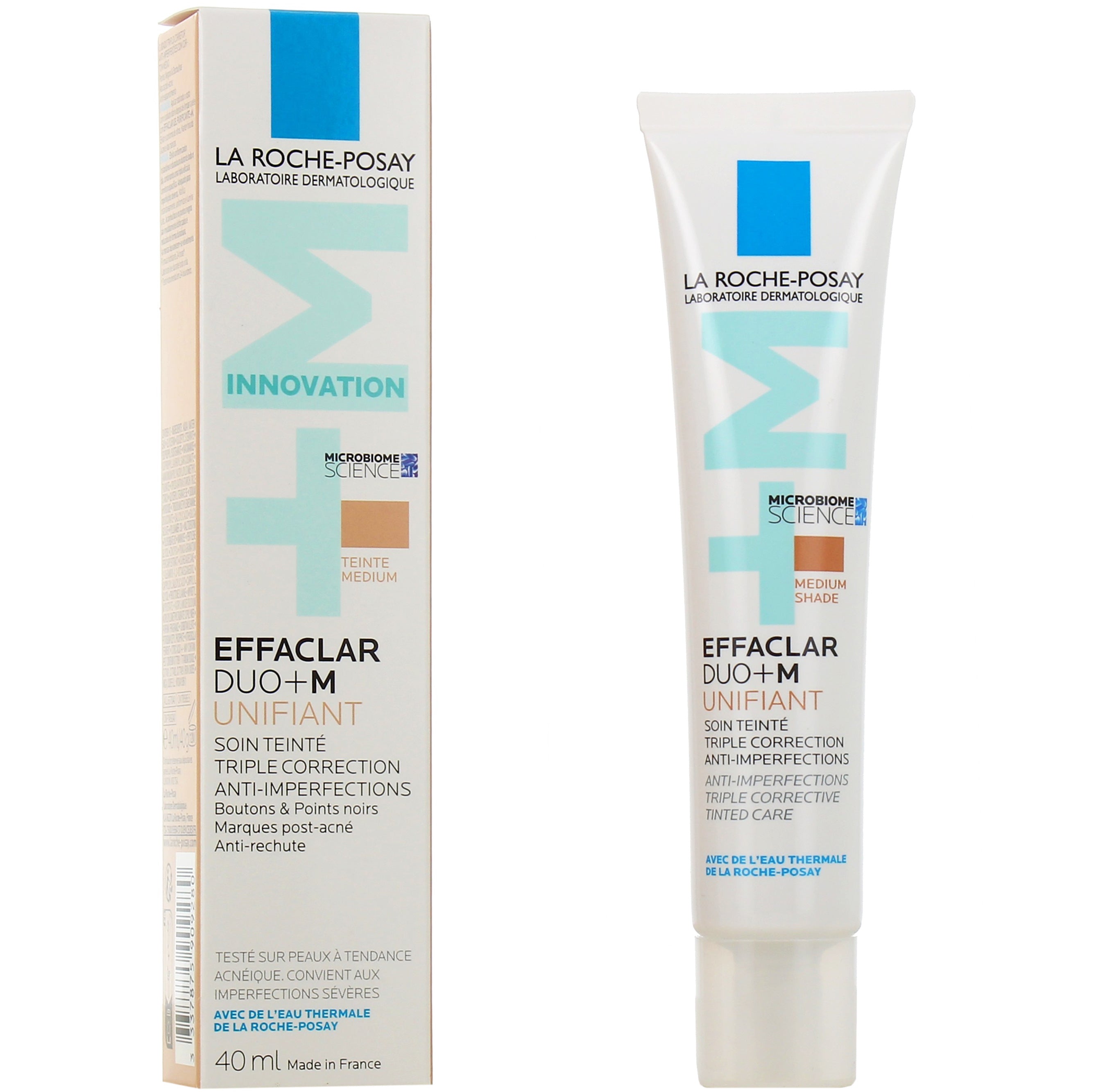 La Roche-Posay Effaclar Duo+ M Unifiant Triple Corrective Tinted Care Medium Shade 40ml