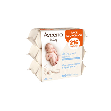 Aveeno Promo Pack: Aveeno Baby Wipes 3x72