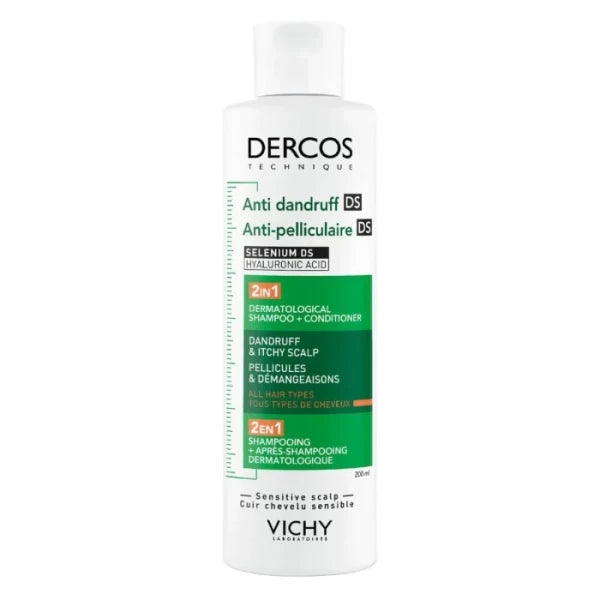 Vichy Dercos Anti-Dandruff DS 2-in-1 Shampoo 200ml