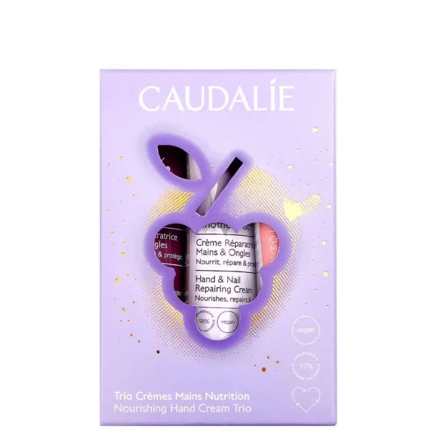 Trio de cremes nutritivos para as mãos Caudalie