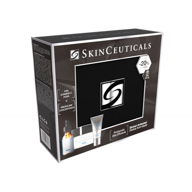 Skinceuticals CE Ferulic 30ml + AGE Interrupter Advanced 48ml + Advanced Brightening UV Defense SPF50 15ml