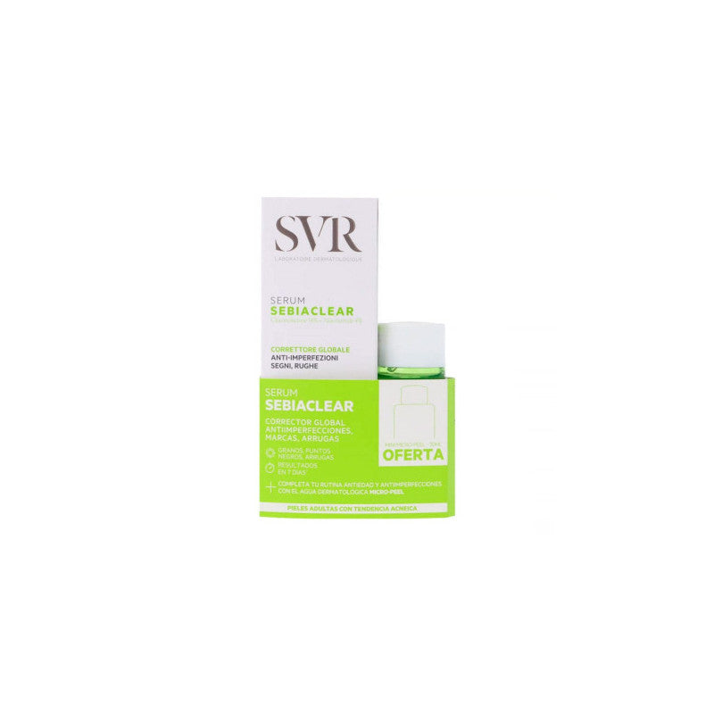 SVR Seabiaclear Serum + Offer SVR Sebiaclear Micro Peel