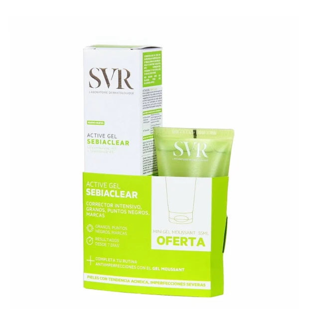 SVR Sebiaclear Active Gel-Creme 40ml Oferta Gel Moussant 55ml