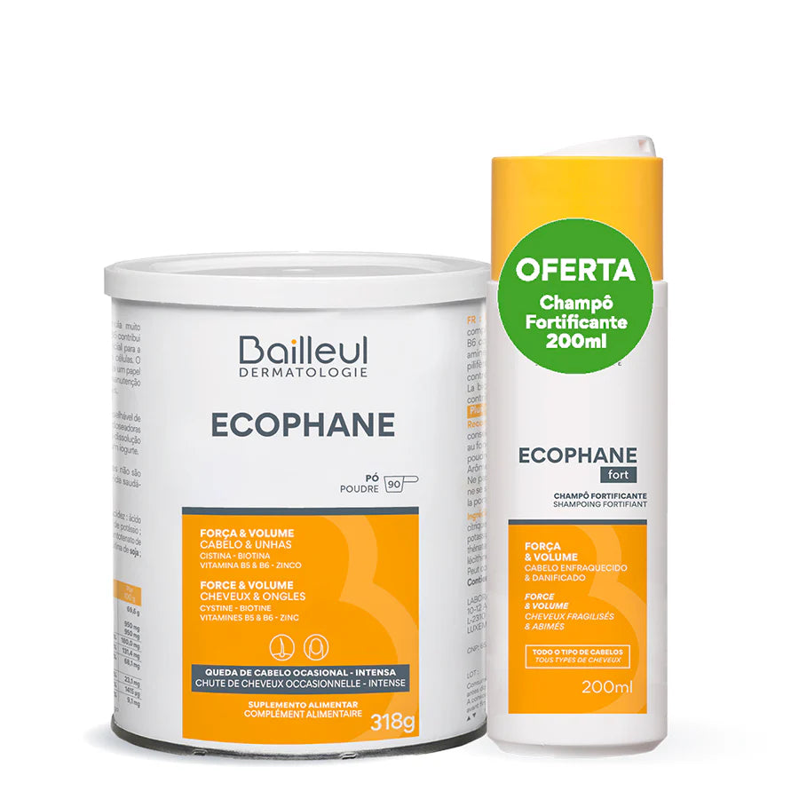 Pó Ecophane (x90 Doses) + Oferta Shampoo Fortificante 200ml