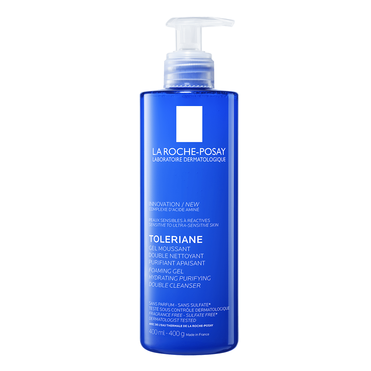 La Roche-Posay Toleriane Gel de limpeza dupla espumante 400ml