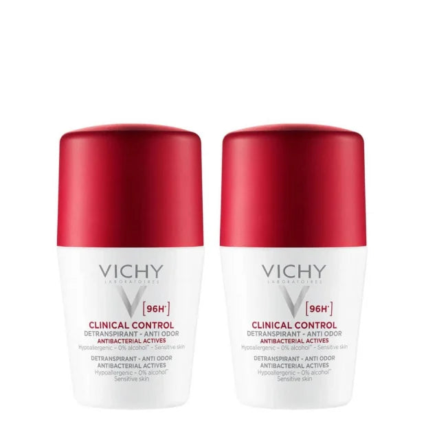 Vichy Clinical Control 96h Antiperspirant Roll-On 2x50ml