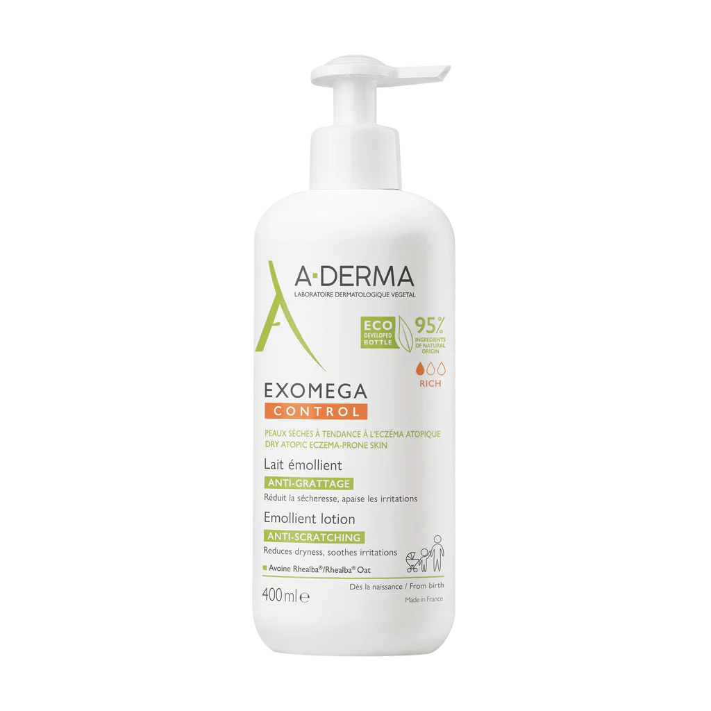 A-Derma Exomega Control Emollient Lotion 400ml