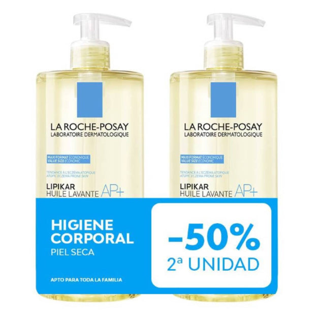 La Roche-Posay Lipikar AP+ Cleansing Oil 2x1L