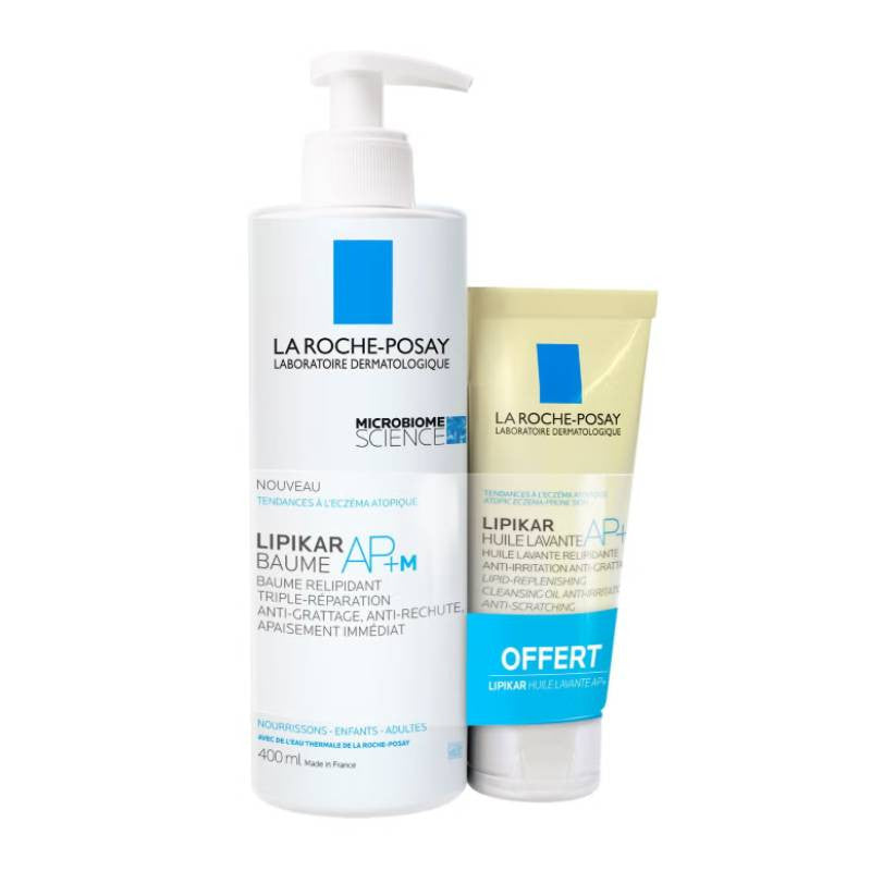 La Roche-Posay Lipikar Baume AP+M 400ml + Oferta Lipikar AP+ Óleo de Limpeza 100ml