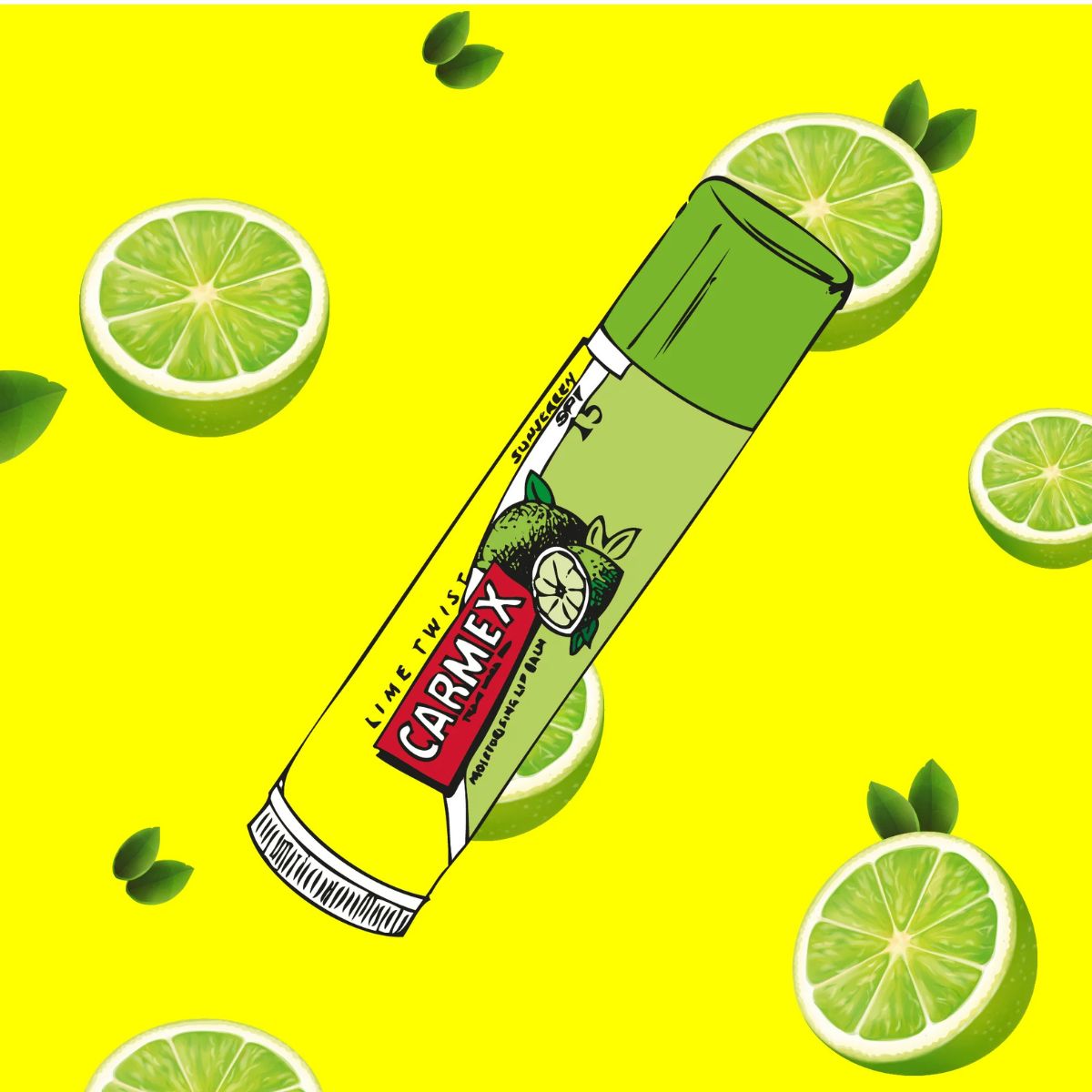 Carmex Moisturizing Lip Balm Lime Twist SPF15 4,25g