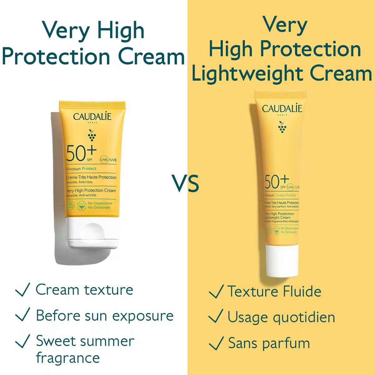 Caudalie Vinosun Very High Protection Fluid SPF50+ 40ml