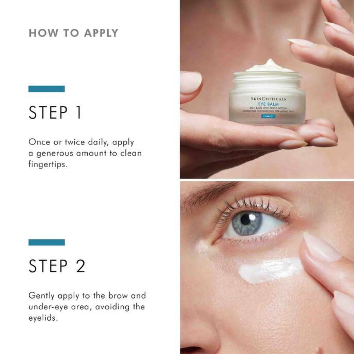 SkinCeuticals Anti-Age Rich Eye Balm 14g how to apply