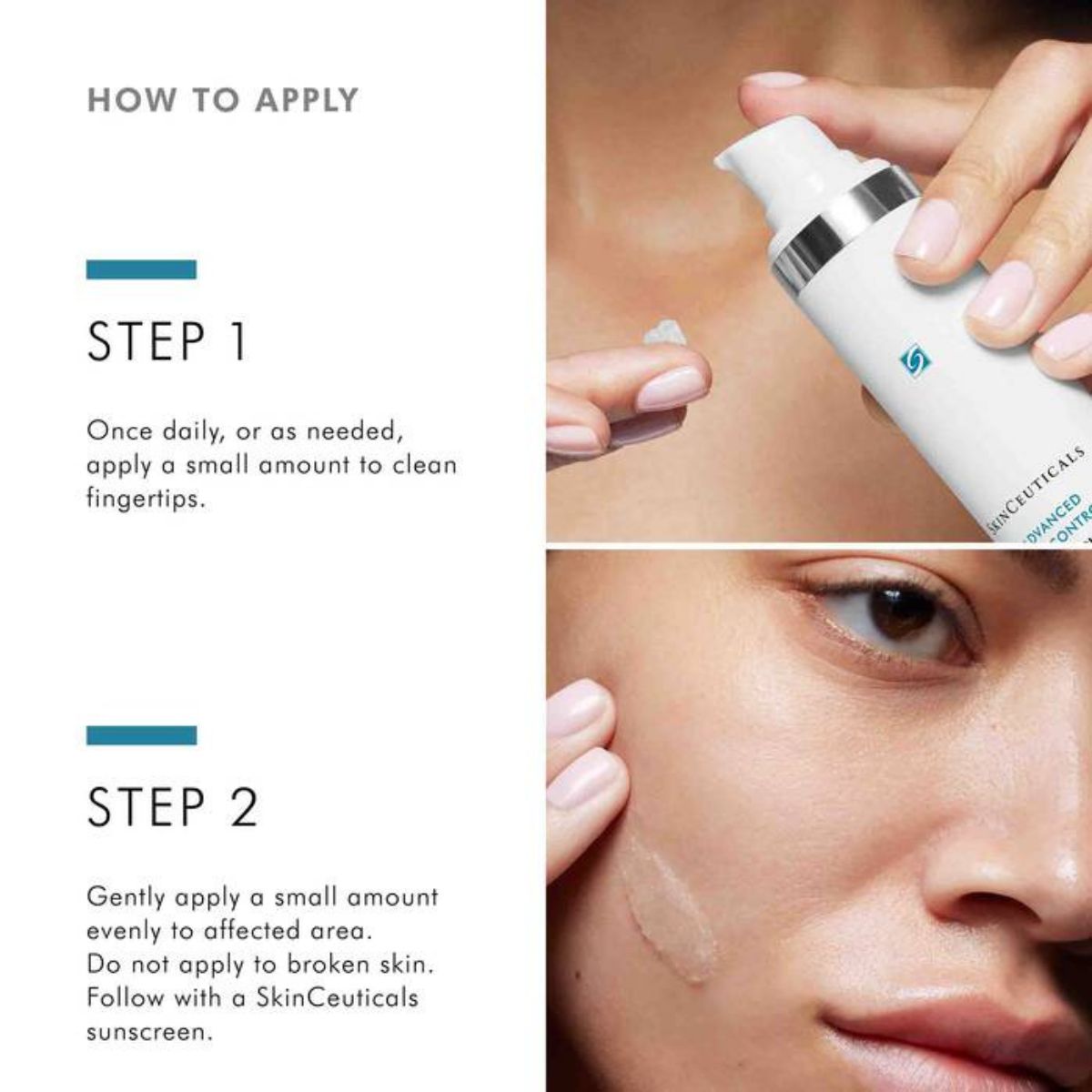 Skinceuticals Correct Advanced Scar Control 50ml how to apply